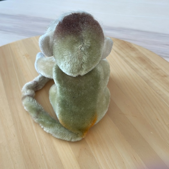 Vintage sitting mohair monkey Steiff. No tag or button. - Picture 3 of 7
